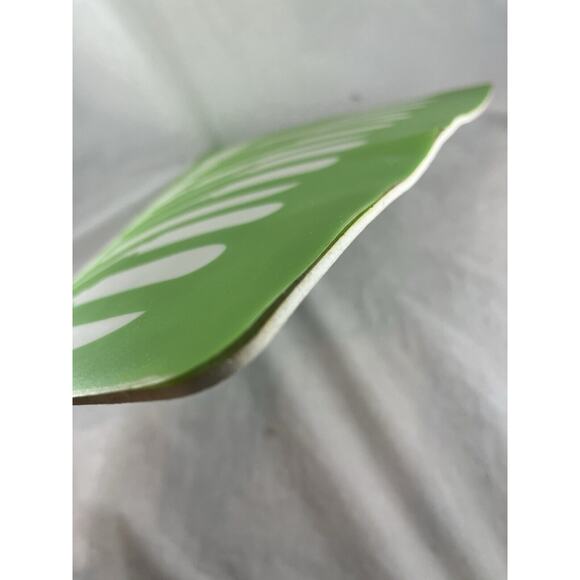 Graphic Cutlery Flatware Print Placemats 18 x 13 Lime Green 1960s 1970s Set of 4 - Picture 10 of 12